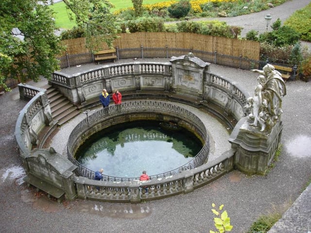 The historical source of the Danube in Donaueschingen.