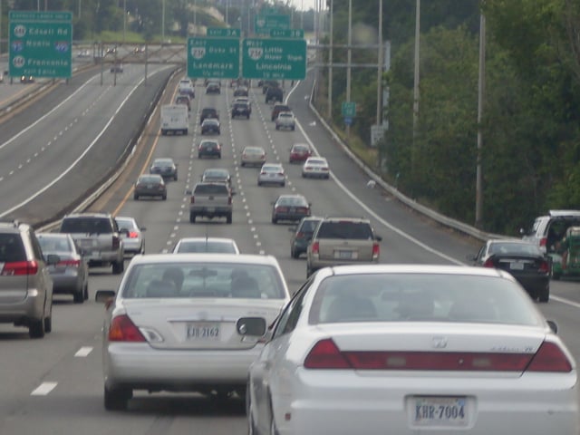 I-395 South in Northern Virginia