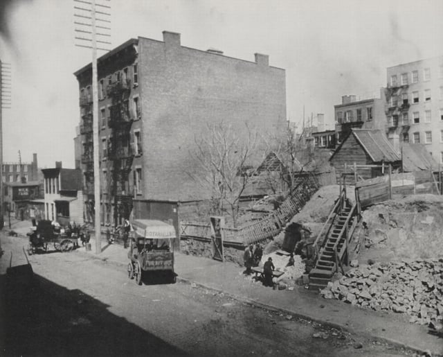 Hell's Kitchen and Sebastopol, c. 1890, photographed by Jacob Riis