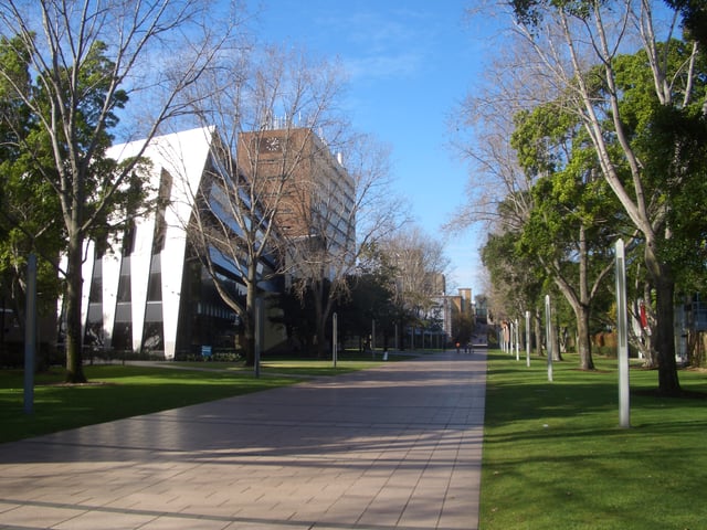 Main Walkway, Lower campus