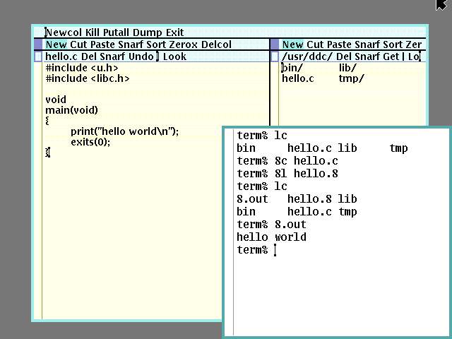 Plan 9 from Bell Labs extends Unix design principles and was developed as a successor to Unix.