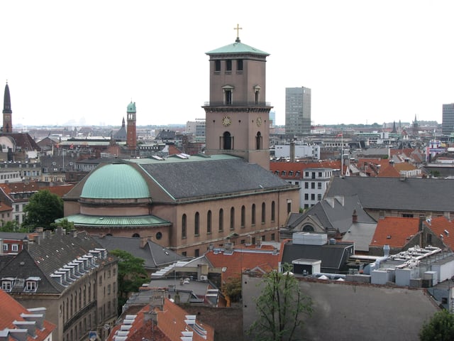 "Vor Frue Kirke", the Lutheran cathedral in Copenhagen (completed 1829)