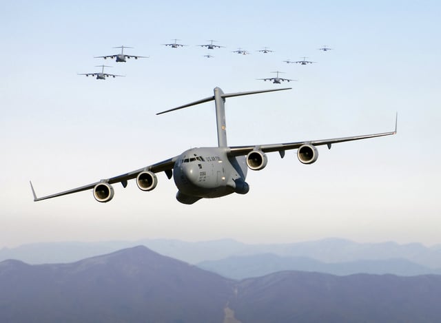 C-17 Globemaster III, the USAF's newest and most versatile transport plane