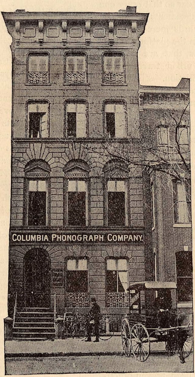 Original home of Columbia in Washington, D.C., in 1889