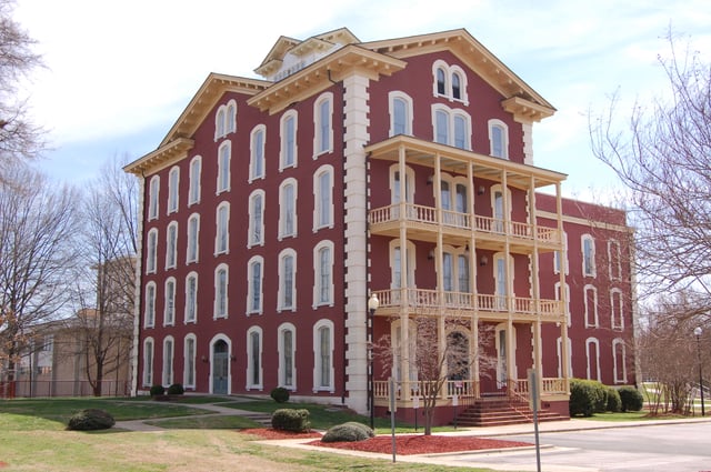 Estey Hall on the campus of Shaw University