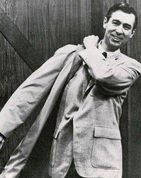 Rogers on the set in the late 1960s.