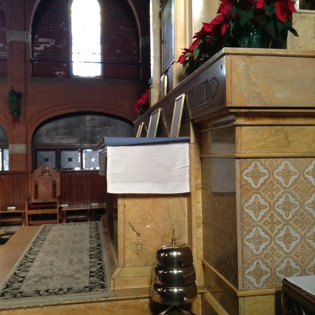 High altar of an Anglo-Catholic church ad orientem style