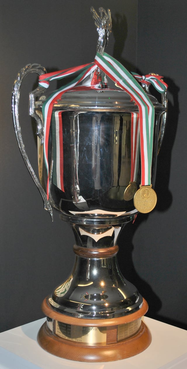 The trophy of the Nemzeti Bajnokság