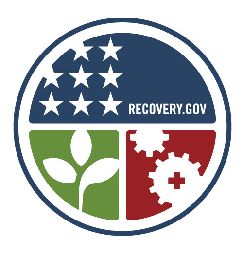 Official seal of Recovery.gov, the official site of the American Recovery and Reinvestment Act of 2009.