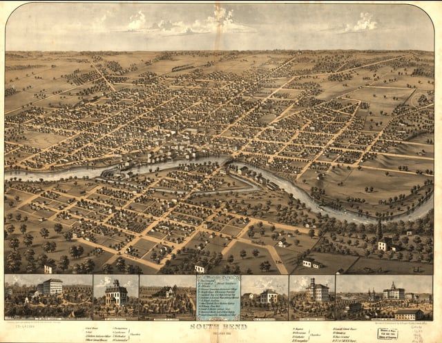 South Bend in 1866