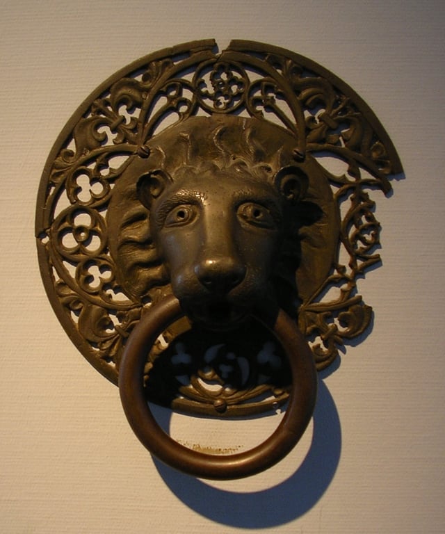 Bronze doorknocker