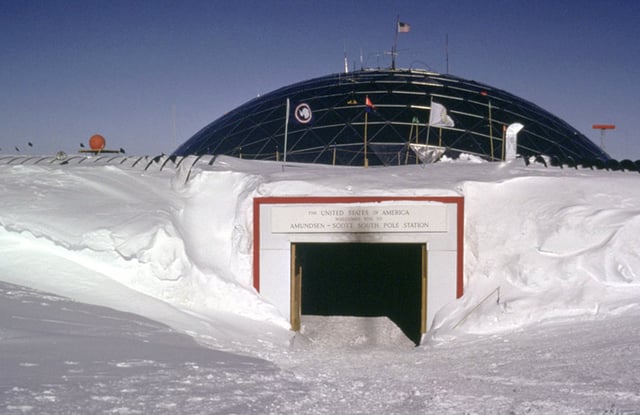 Amundsen-Scott South Pole Station, constructed by NMCB 71 (USN)