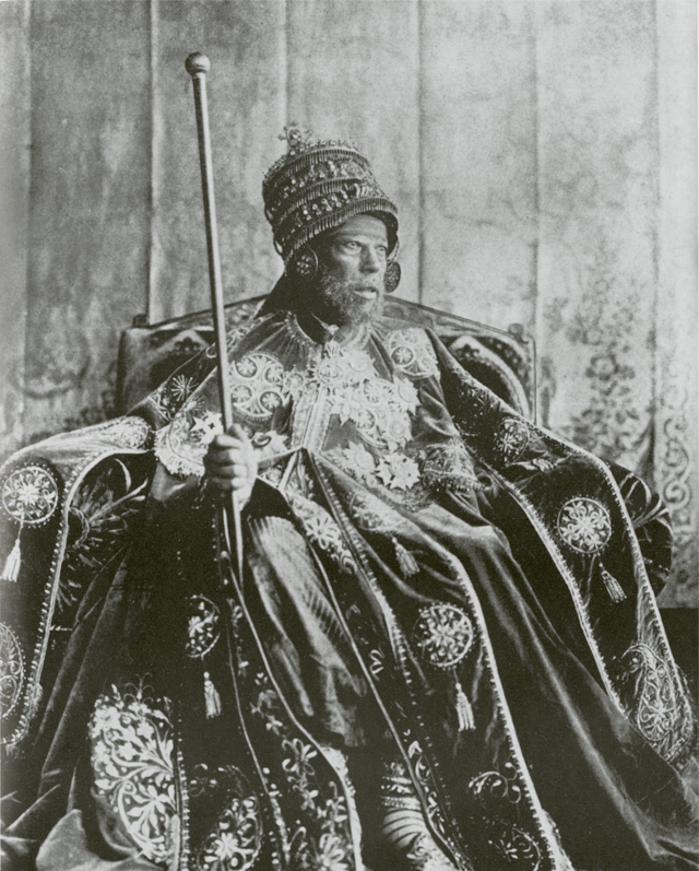 Emperor Menelik II, former Governor of Shewa