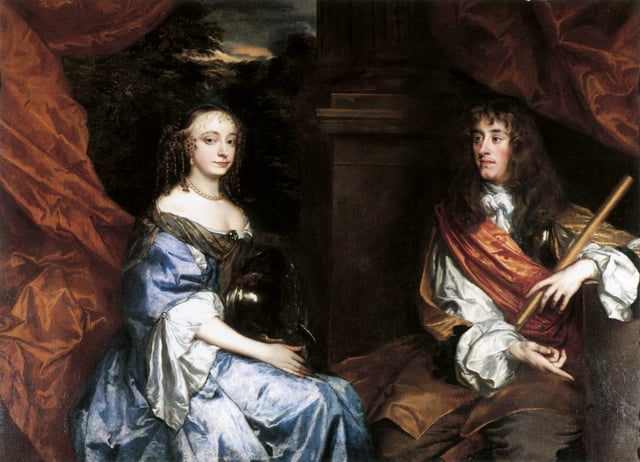 James and Anne Hyde in the 1660s, by Sir Peter Lely