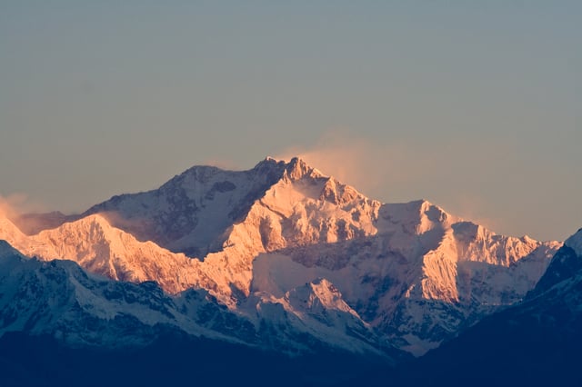 Kanchenjunga, as seen from Darjeeling