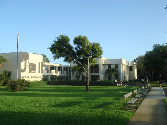 Pope John Paul II High School is a Catholic school located in Boca Raton.