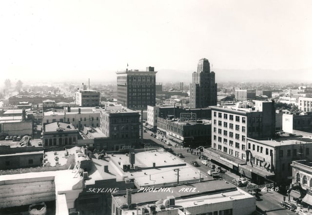 Phoenix skyline – ca. 1940