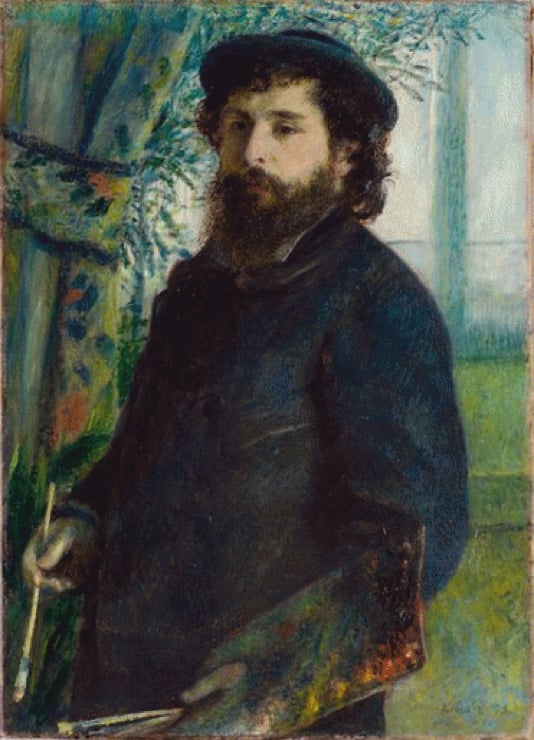 Pierre-Auguste Renoir, Portrait of Claude Monet, 1875, Musée d'Orsay