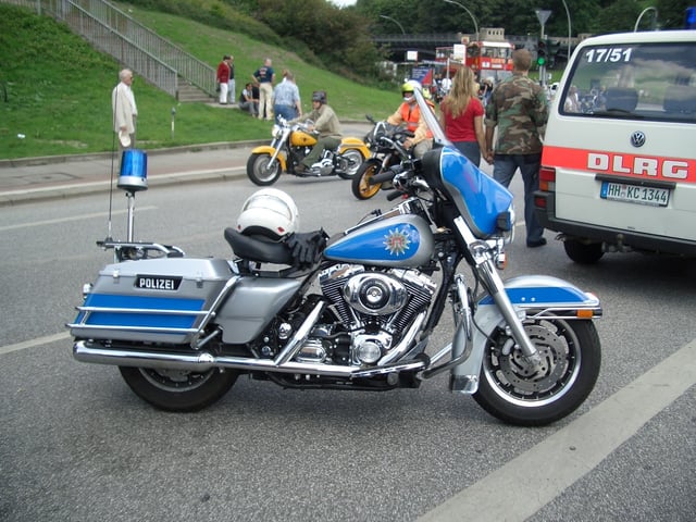 Hamburg Police Electra Glide