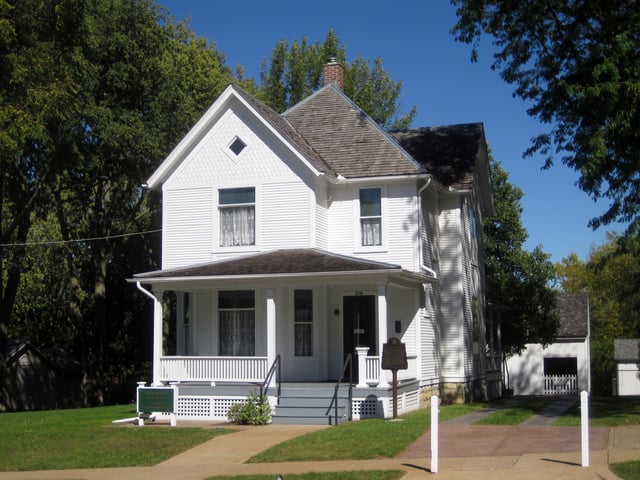 Ronald Reagan's boyhood home in Dixon, Illinois