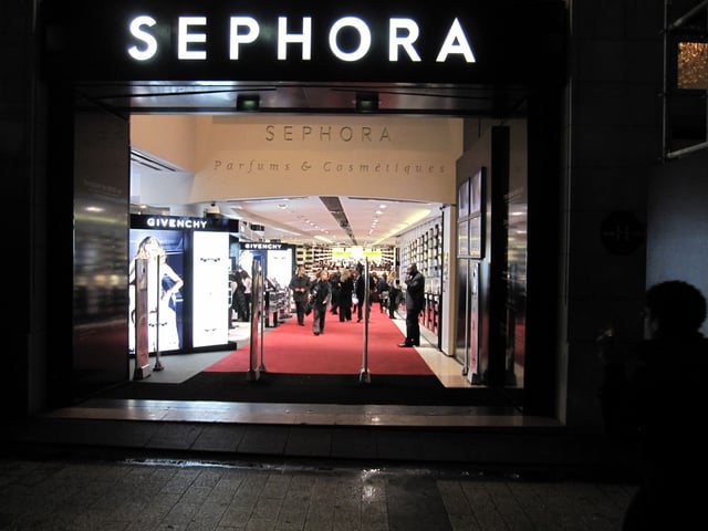 Sephora's flagship store on Champs Élysées