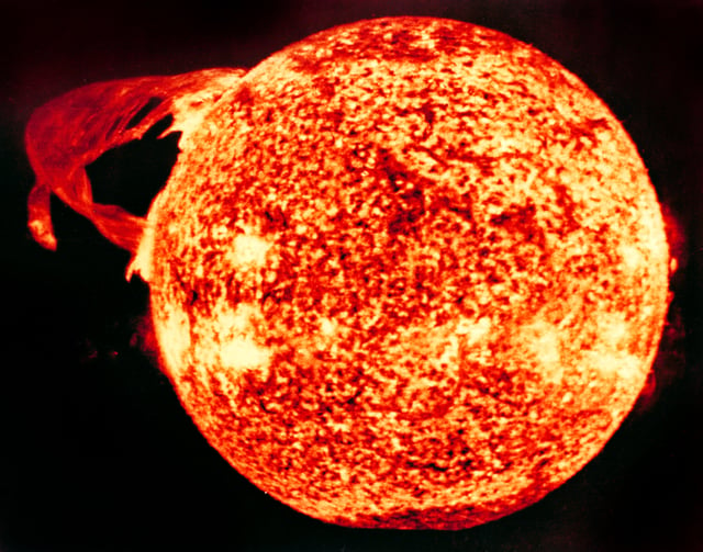 1973 Solar flare as recorded by Skylab