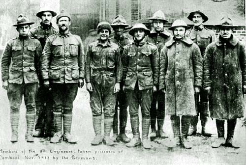 American prisoners of war in Germany in 1917
