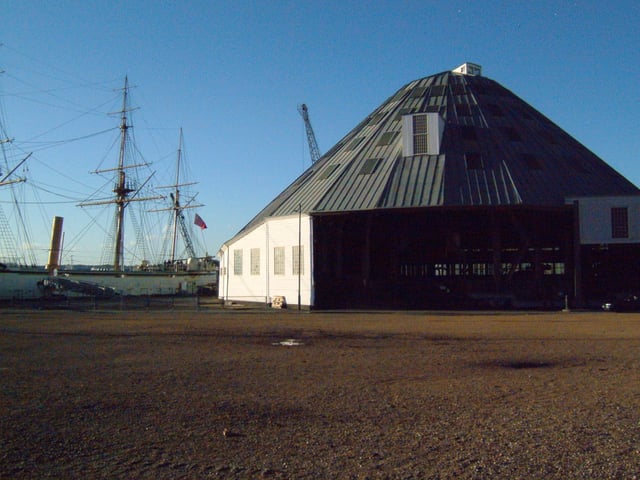 Slip 3 at Chatham Dockyard, designed and built by the Corps