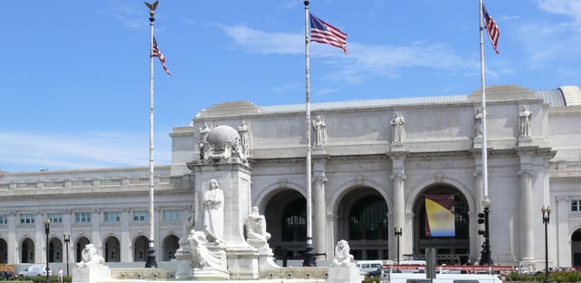 Washington Union Station is one of the busiest rail stations in the United States.