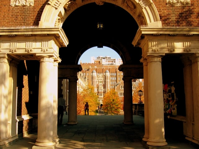 Overlooking Lower Quad from Upper Quad