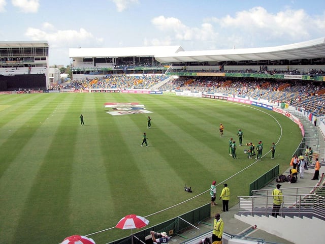 Kensington Oval in Bridgetown hosted the 2007 Cricket World Cup final. Cricket is one of the most followed games in Barbados and Kensington Oval is often referred to as the "Mecca in Cricket" due to its significance and contributions to the sport.