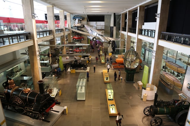 Making the Modern World gallery from above