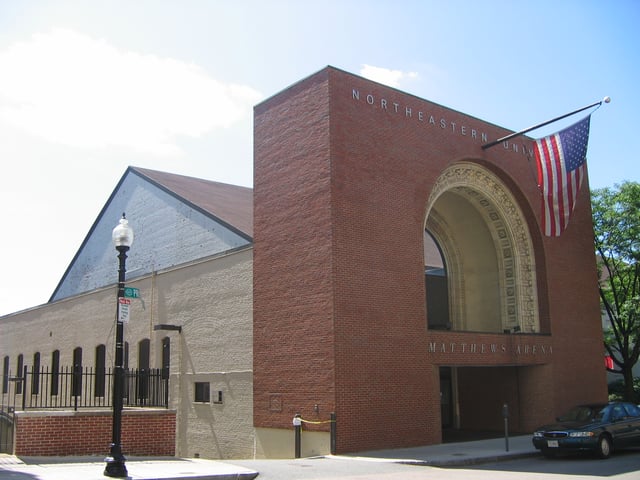 Matthews Arena in Boston, in use since 1910