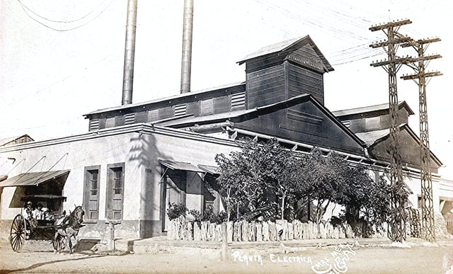 Electricity plant in Mazatlán
