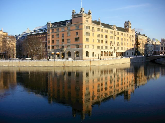 Rosenbad, in central Stockholm, has been the seat of the Government since 1981.