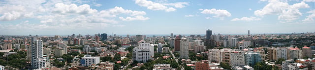 A panoramic view of the National District