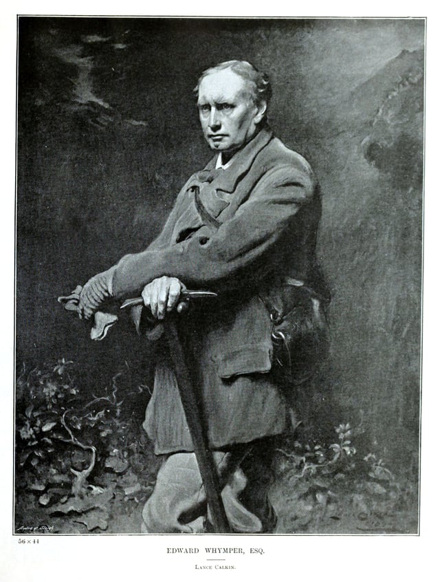 Edward Whymper (1840-1911), painting by Lance Calkin