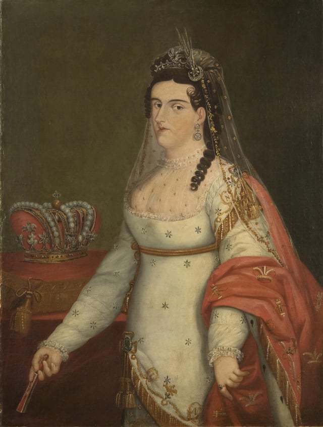 Lady Ana María Huarte, empress consort of México, by Josephus Arias Huerta.