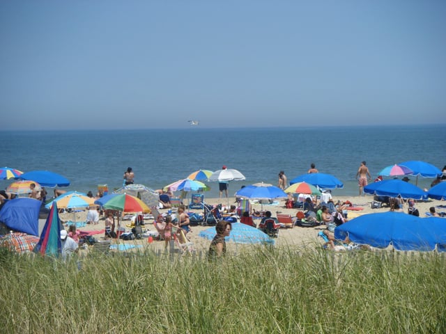 Rehoboth Beach is a popular vacation spot during the summer months.