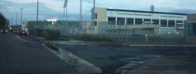 Stadium Complex Mayaguez 2010. Baseball stadium and Athleticism stadium with warning track