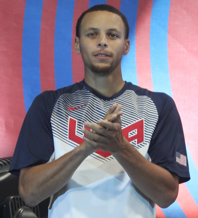 Curry at the 2014 USA World Basketball Festival in August 2014