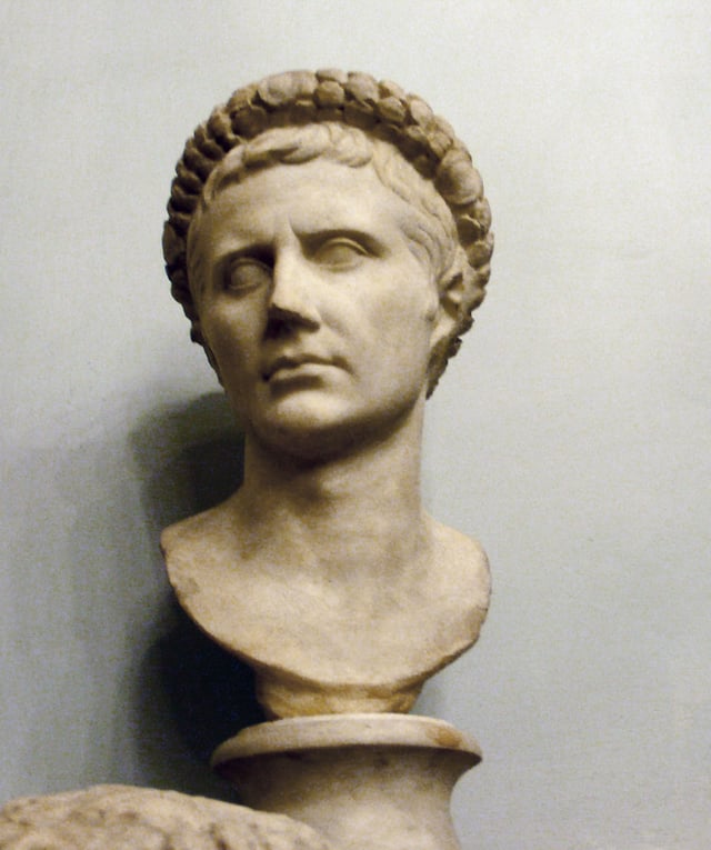 Bust of Augustus in Musei Capitolini, Rome