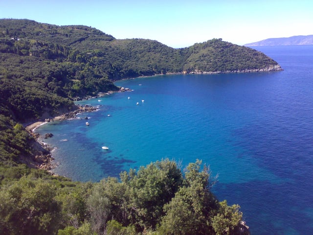 Maremma encapsulates the most visited seaside destinations in Tuscany. Above, the Tuscan littoral of Monte Argentario