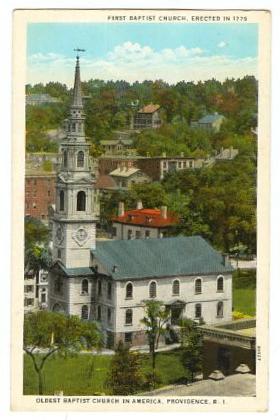 First Baptist Church in America is the oldest Baptist congregation in America. It was founded 1638, though the present building was occupied in 1776.