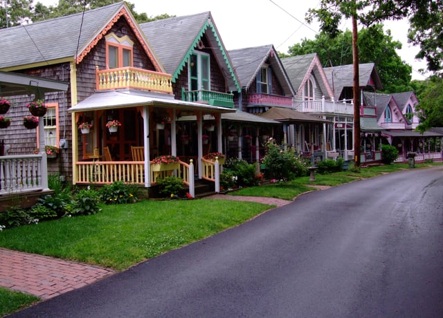 Gingerbread cottages at Wesleyan Grove
