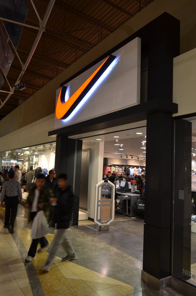 A Nike Factory Store in Vaughan Mills