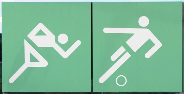 Otl Aicher's signage pictograms designed for the Munich Olympic Games