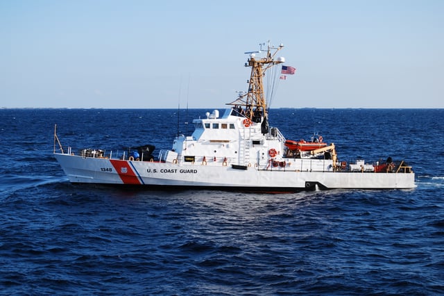 USCGC Knight Island (WPB-1348), a 110' Island-class patrol boat of the United States Coast Guard