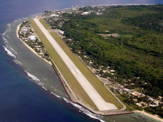 View of Nauru International Airport