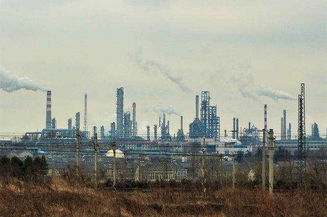 An industrial landscape in Ganjiaxiang, Qixia District, Nanjing